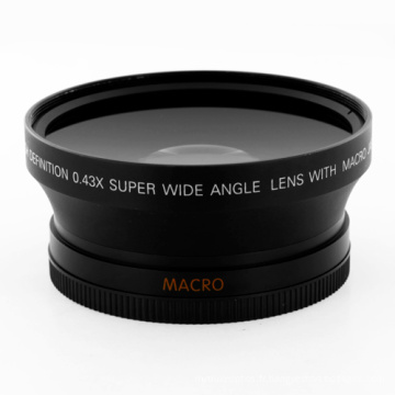 67mm Fil 0.43x Haute Définition Super Grand Angle Macro Objectif Pour Canon Nikon Olympus DSLR Caméra